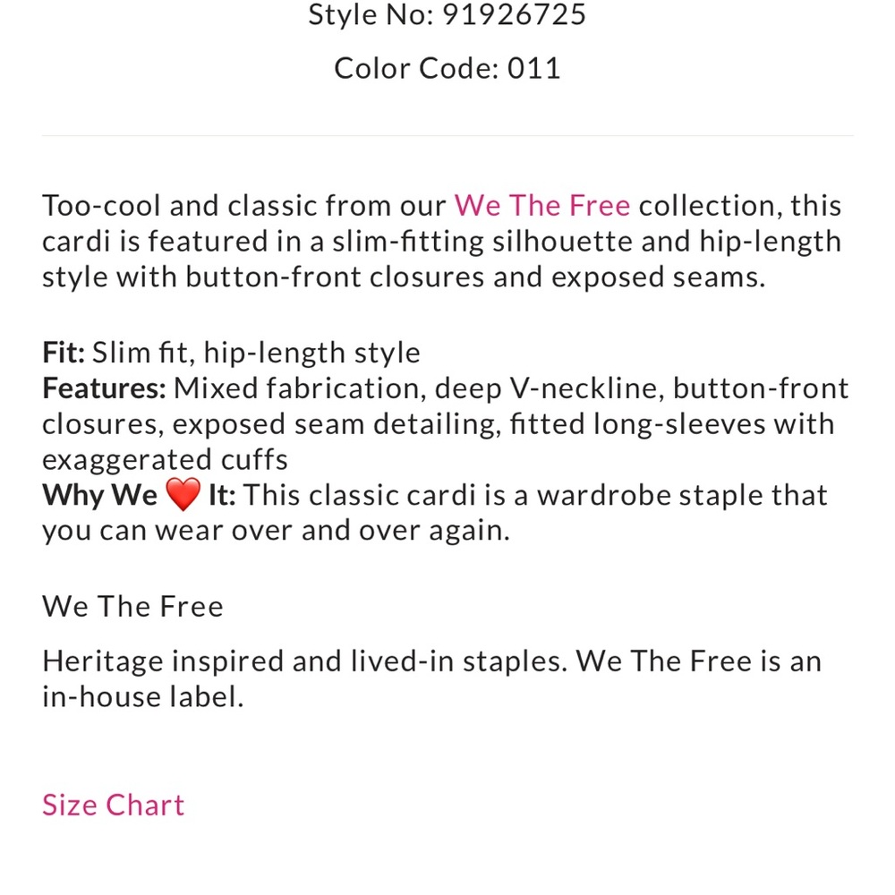 We The Free Ivory Cable-Knit Button Cardigan - Picture 2 of 9